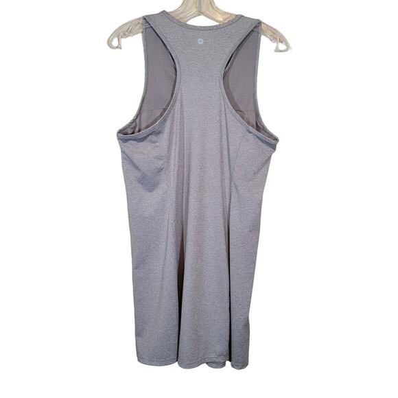 Harmony & Balance Racerback Athletic Dress Activewear Minimalist Gray Size Large - Picture 2 of 6